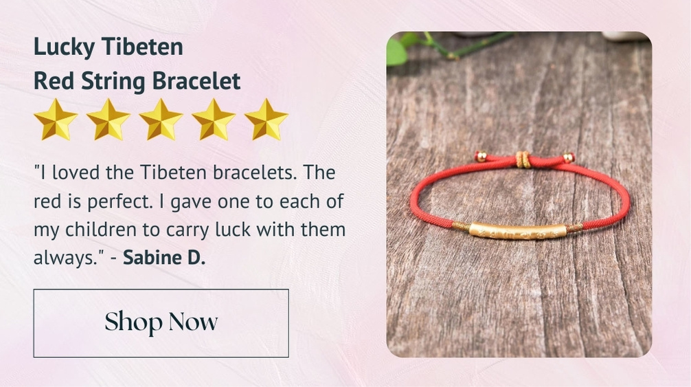 Lucky Tibetan Red String Bracelet