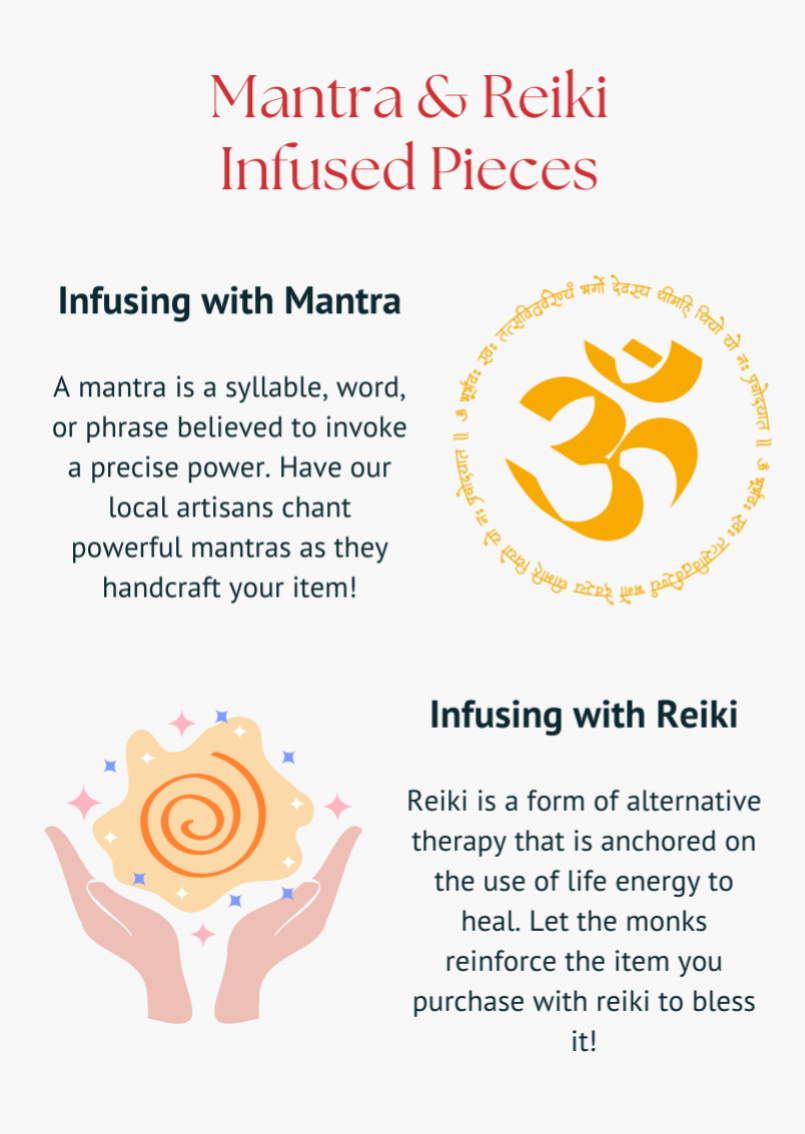 Mantra & Reiki Infused Pieces